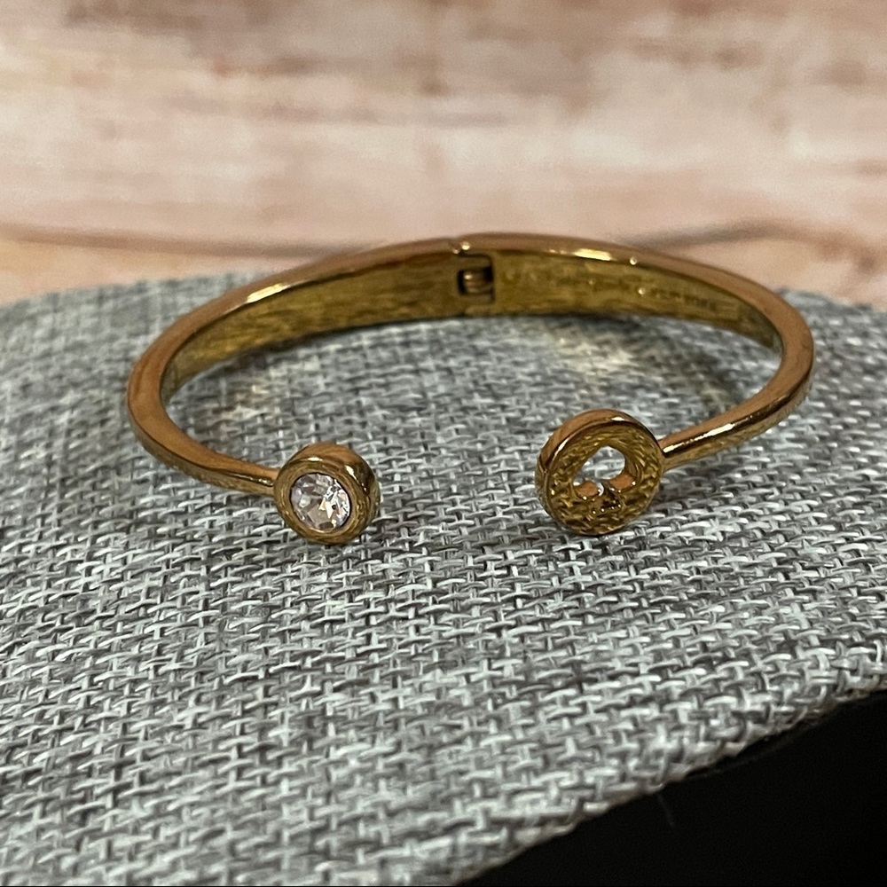 Kate Spade “Spot the Spade” Open Cuff Spade Bangle